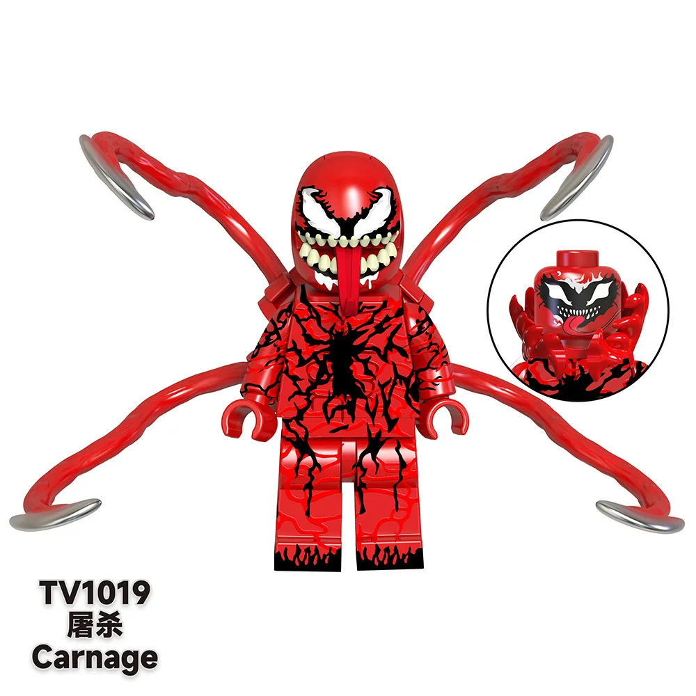 Bolsa de figuras de bloques de Deadpool, Serum de Venom, serie súper británica