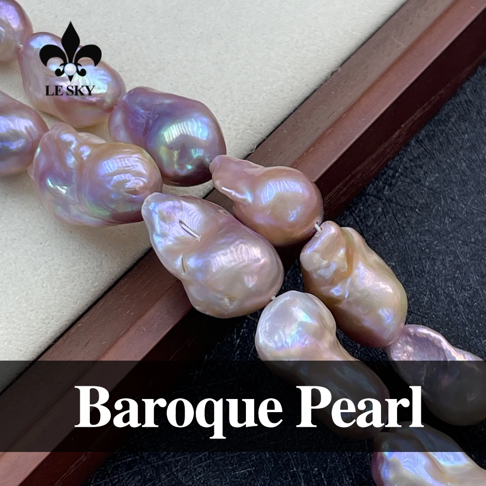 5A Baroque Pearl Beads Natural Freshwater Pearl Loose Spacer Beaded for Making DIY Jewelry Necklace Bracelet Earrings 15-20mm