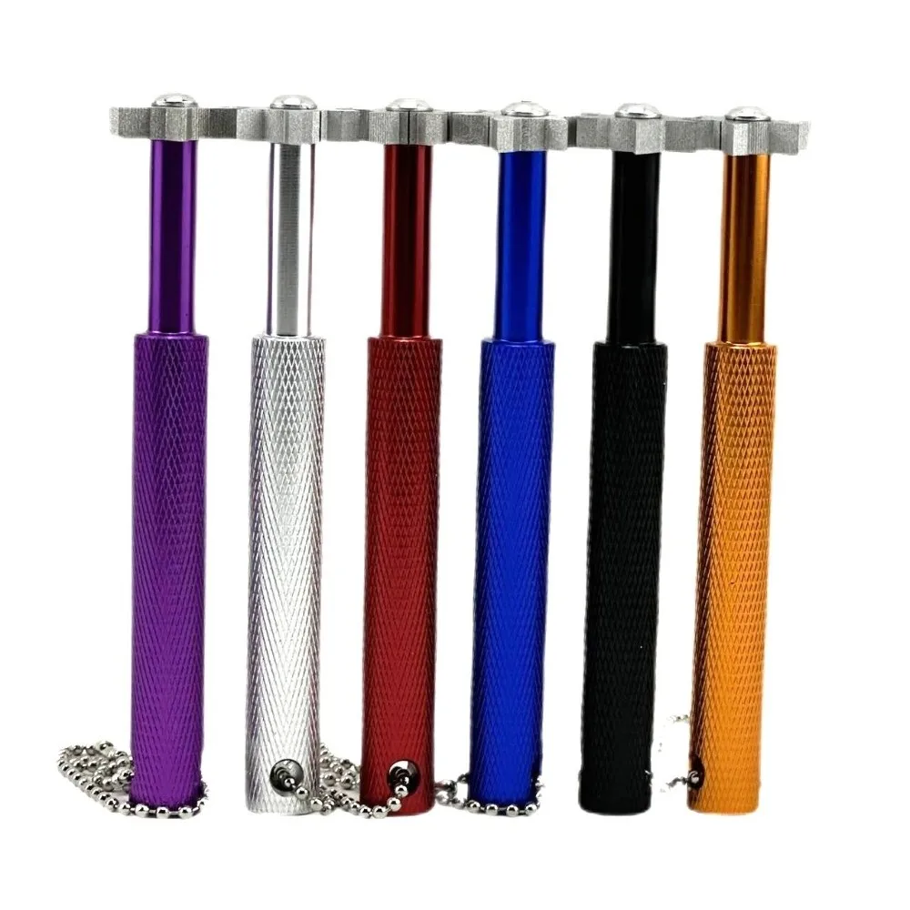 

Alloy Wedge Golf Club Grooving Sharpening Tool Lanyard Hole Strong Wedge Wedge Sharpening Tool Non-Slip Golf Sharpener