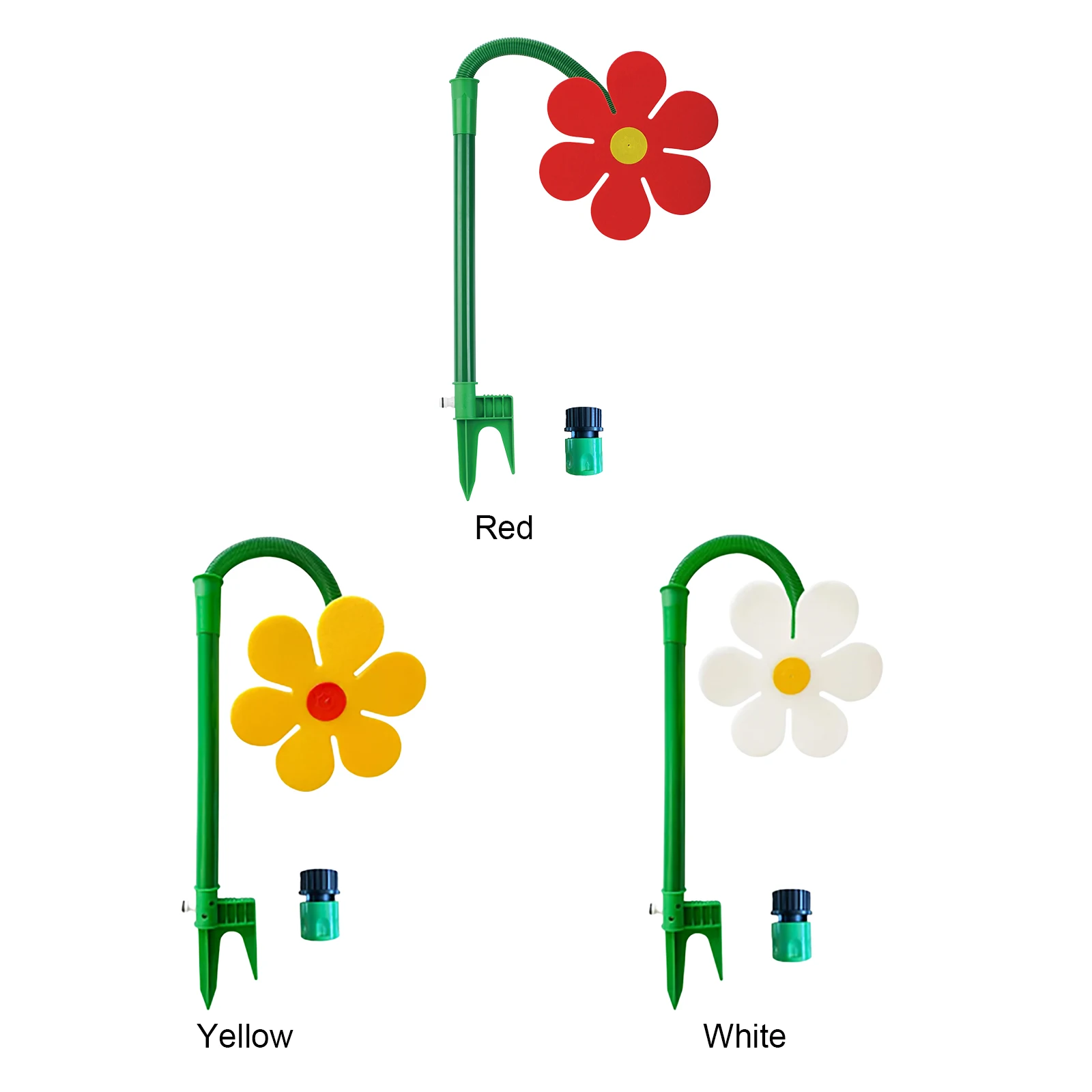 Crazy Daisy Sprinkler Funny Sun Flower Dancing Daisy Lawn Sprinkler Garden Sprinklers for Yard Lawn Watering Garden Decor