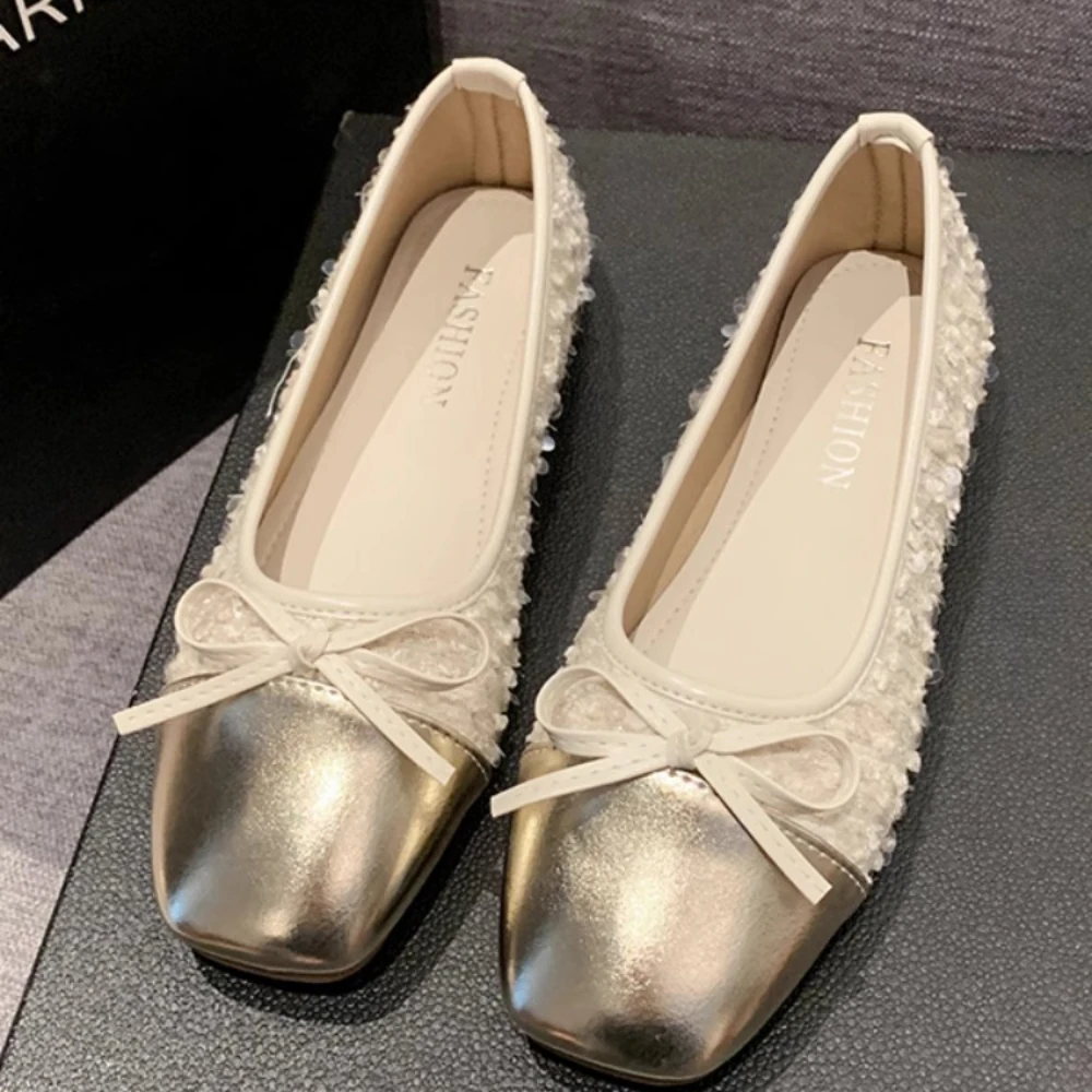 

Элегантные женские туфли на низком каблуке во французском стиле, милые балетки Мэри Джейн на мягкой подошве, повседневные розовые нескользящие туфли-лодочки, лето 2023 г.