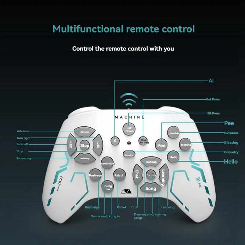 

【BUY NOW】Intelligent Machine Dog Voice Dialogue AI Robot Phone Remote Control Programming Singing Dancing Machine Dog Kids Toys