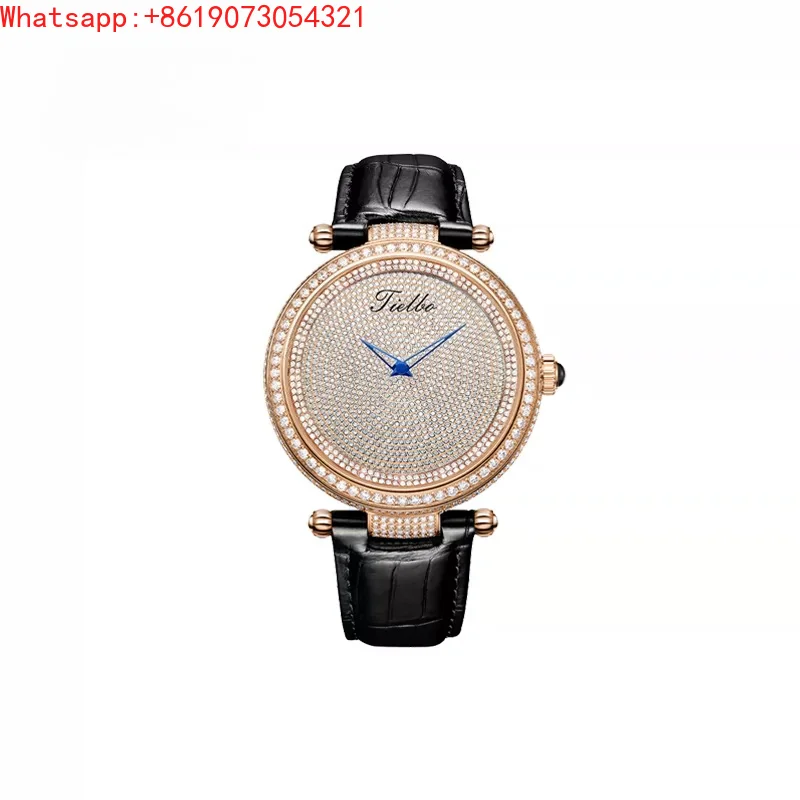 T128 high-end temperament fashion trend leather watch quartz waterproof wrist watch