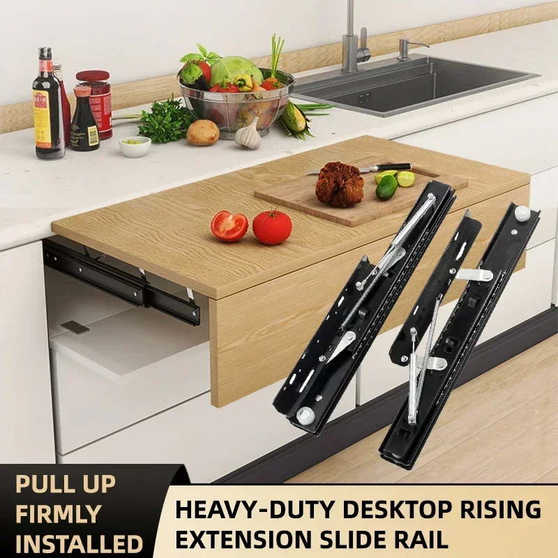 

Подъемная направляющая для стола, невидимая выдвижная направляющая, телескопическая боковая установка, удлинительная направляющая, направляющая для обеденного стола, направляющая