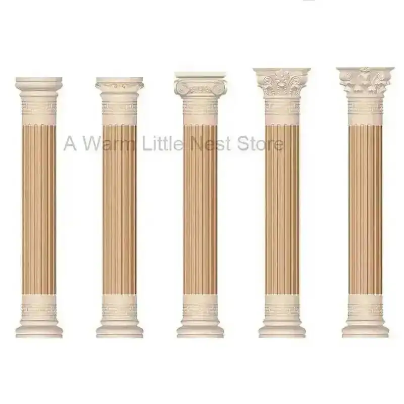 Column Cast-in-place Thickened Roman Body Mold Cement Model Home Decorative Building Template for Villa Gate Column Accessories