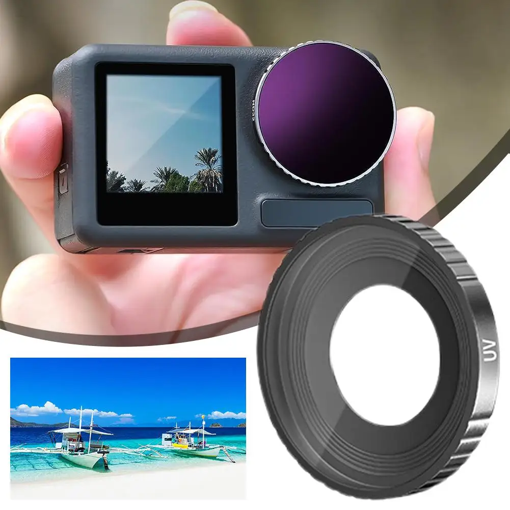 Camera Lens Filter for Osmo Action 4/Action 3 ND8/16/32/64 NDPL CPL MCUV NIGHT STAR Filter Kit for DJI Osmo Action 4 Access G3H1