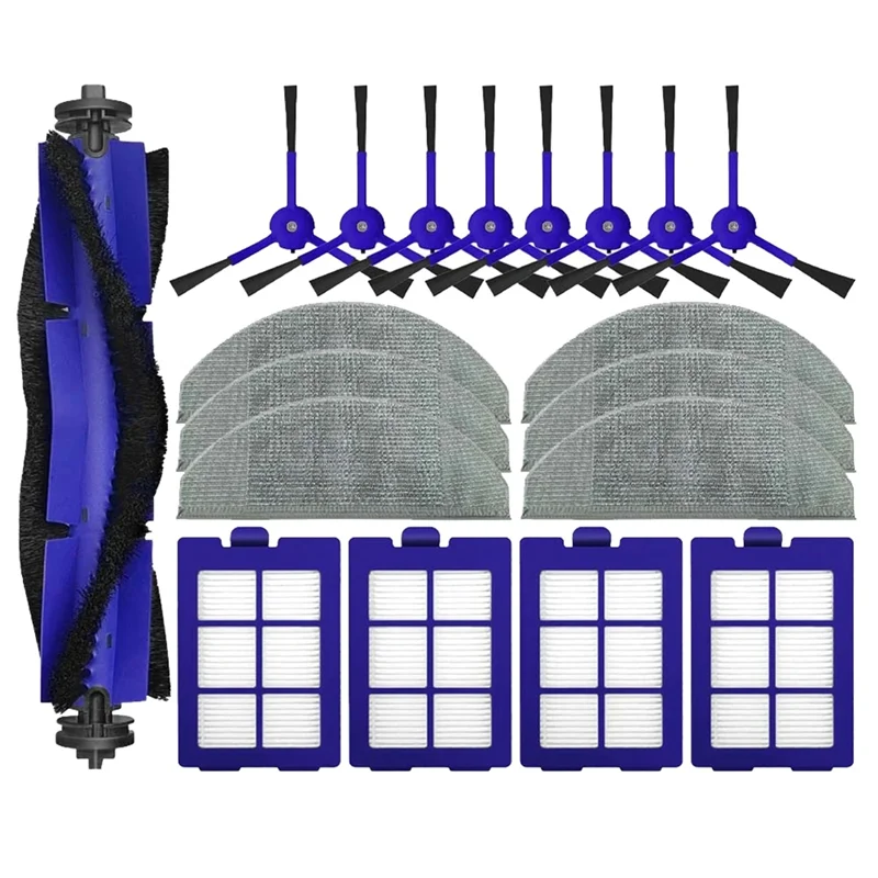 For RoboVac X8 Hybrid Vacuum Cleaner Main Side Brush Mop Cloth Pads Hepa Filter Spare Part Accessory Kit
