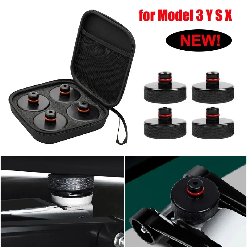Protects Battery And Paint Jack Pad Adapter With Storage Bag Lifting Replacement For Tesla Model 3 Y S X Lift Point Adapter