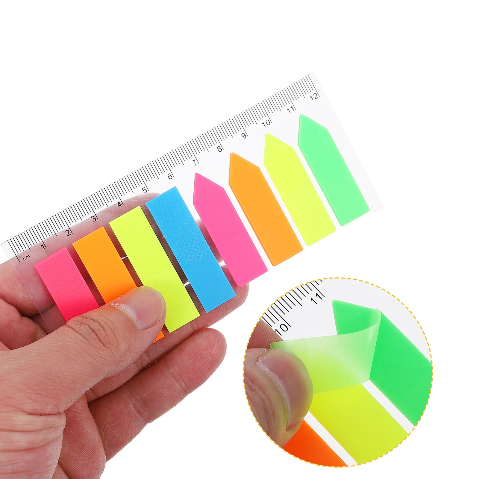 

5 Sets Fluorescent Sticky Notes Message Stickers For Reading Notes Books Magazines And Document Highlighting