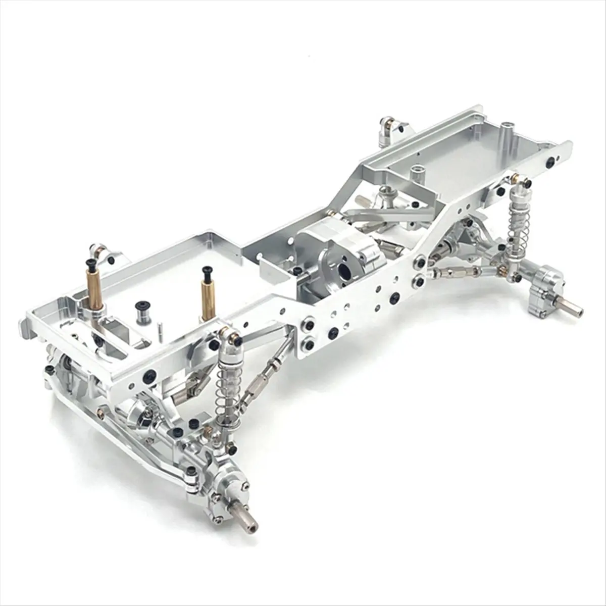 (A30I] RC Car Upgrade Toy Car Girder Car Girder Kit for 1/12 MN98 MN99S RC Car Upgrade Parts Silver