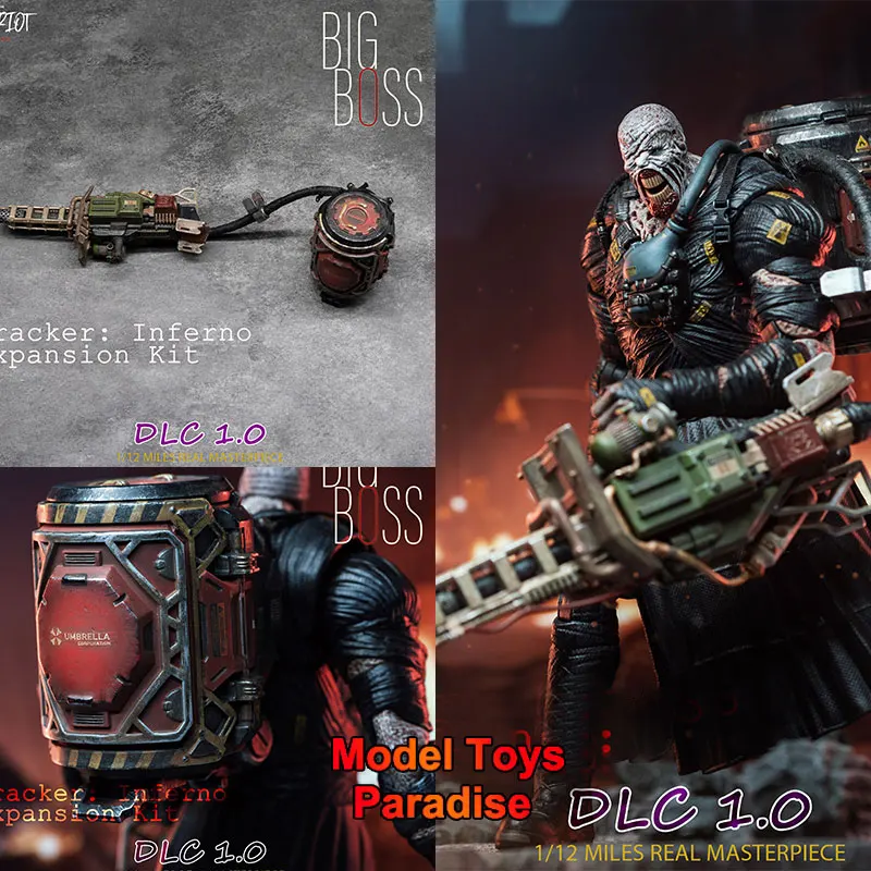 

Patriot studio 1/12 Scale Big BOSS Soldier Scene Accessories Spitfire Gun Set For 6inch Action Figure Body