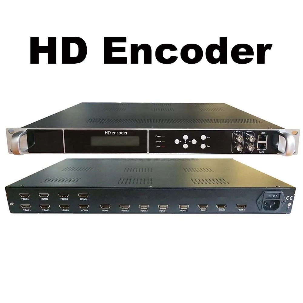 HD Encoder CATV Encoder MPG4 H.264 H.265 HD to IP Transcoder 12/16/20/24 HD INPUT CATV Equipment HD Video Encoder
