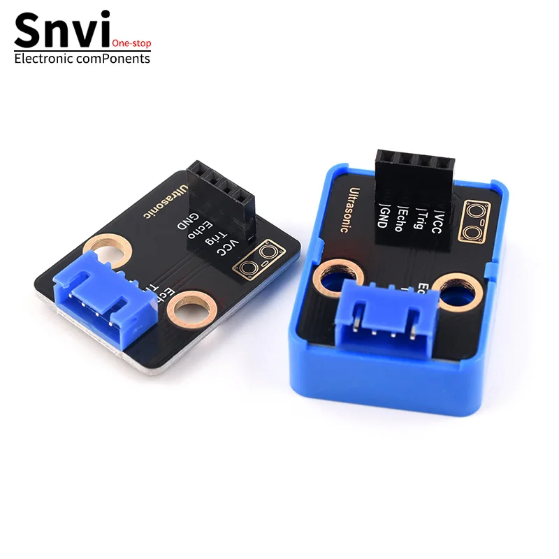 Picture 3: Ultrasonic adapter board module HC-SR04 ranging obstacle avoidance sensor smart car compatible with Arduino building blocks