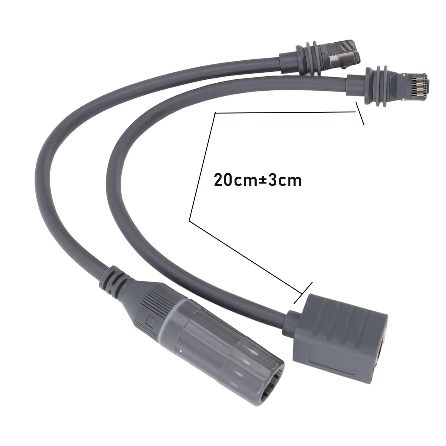 Replacement Cable Adapter For Starlink Rectangular Satellite Gen3 V3 For Starlink Cable RJ45 Adapters Female Connector