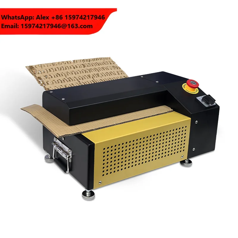 350mm Recyclable Cardboard Carton Shredder Packaging Expanding Waste Paper Cutting Machine With Gear Core Components
