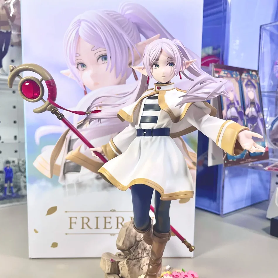 Anime Frieren: Jenseits der Reise – Frieren Anime-Figur aus PVC, niedliche Mädchenfigur, Desktop-Deko, Sammlermodell, Spielzeug, Geschenk
