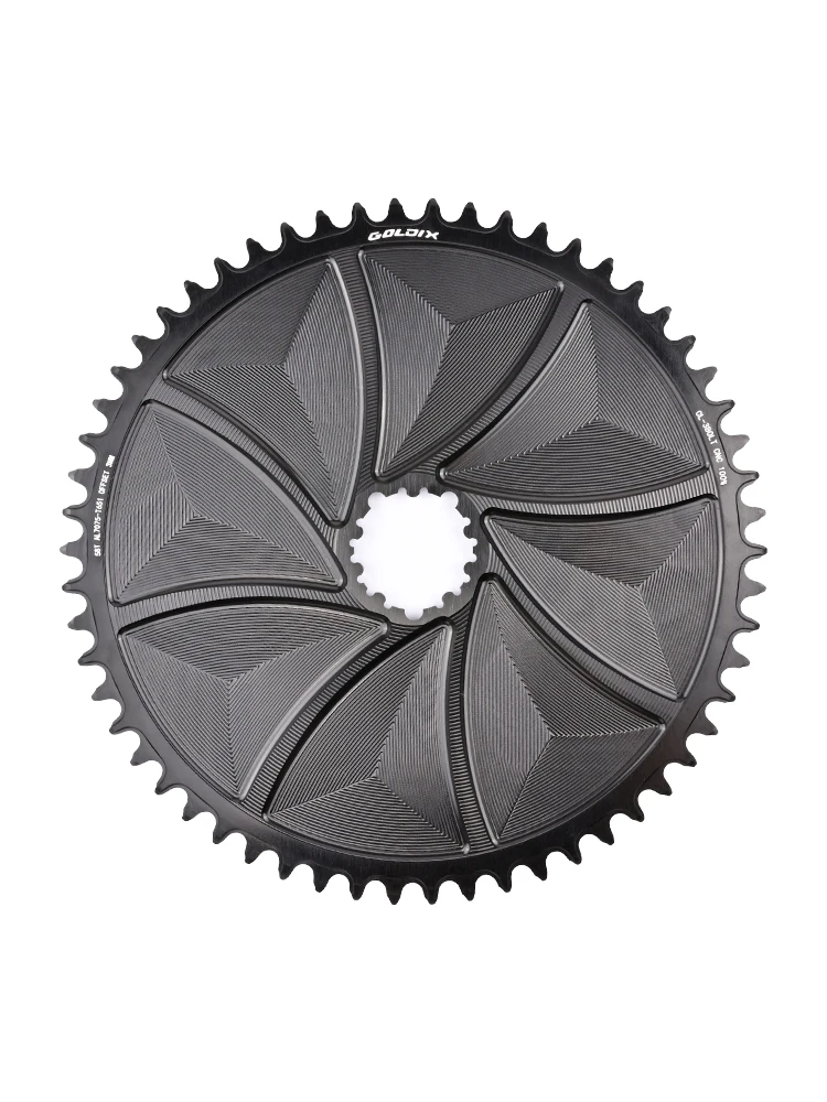 AliExpress GOLDIX 3-Bolt Bicycle Chainring Wide and Narrow Teeth AERO Chainring CNC Hollow Cutting Machining for SRAM 3Bolt Crankset