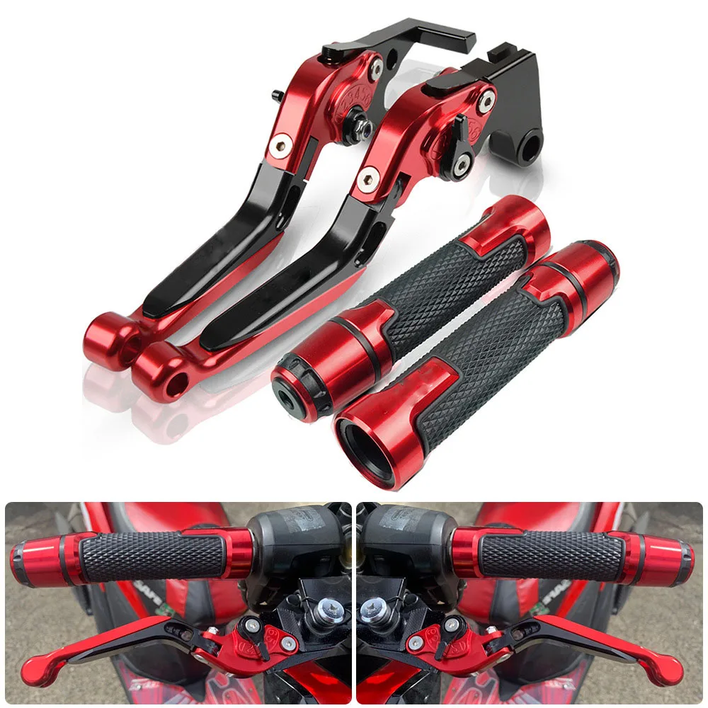 For Honda CB600F HORNET 2007-2013 Motorcycle Brake Clutch Levers CNC Foldable Adjustable Clutch Brake Levers Handles Grips Kit