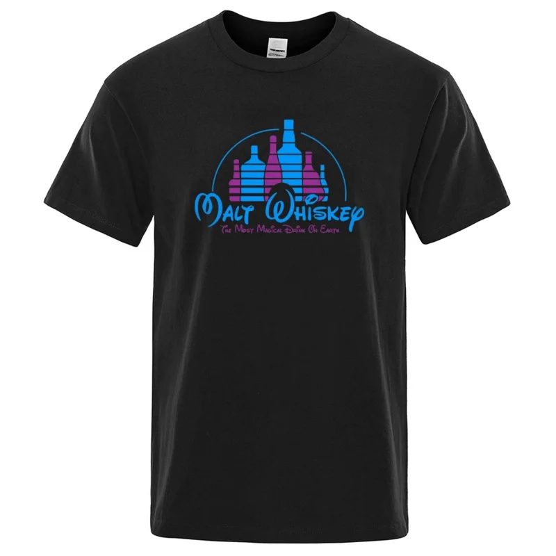 

Malt Whiskey Parody Walt Mens Short Sleeve Cotton O-Neck T-Shirt Summer Loose High Quality Brand Men T-Shirts 80414
