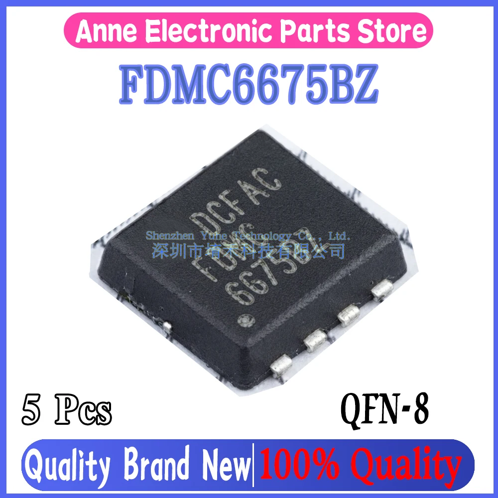 (5piece)100% New FDMC6675BZ FDMC6675 6675BZ QFN-8 Chipset