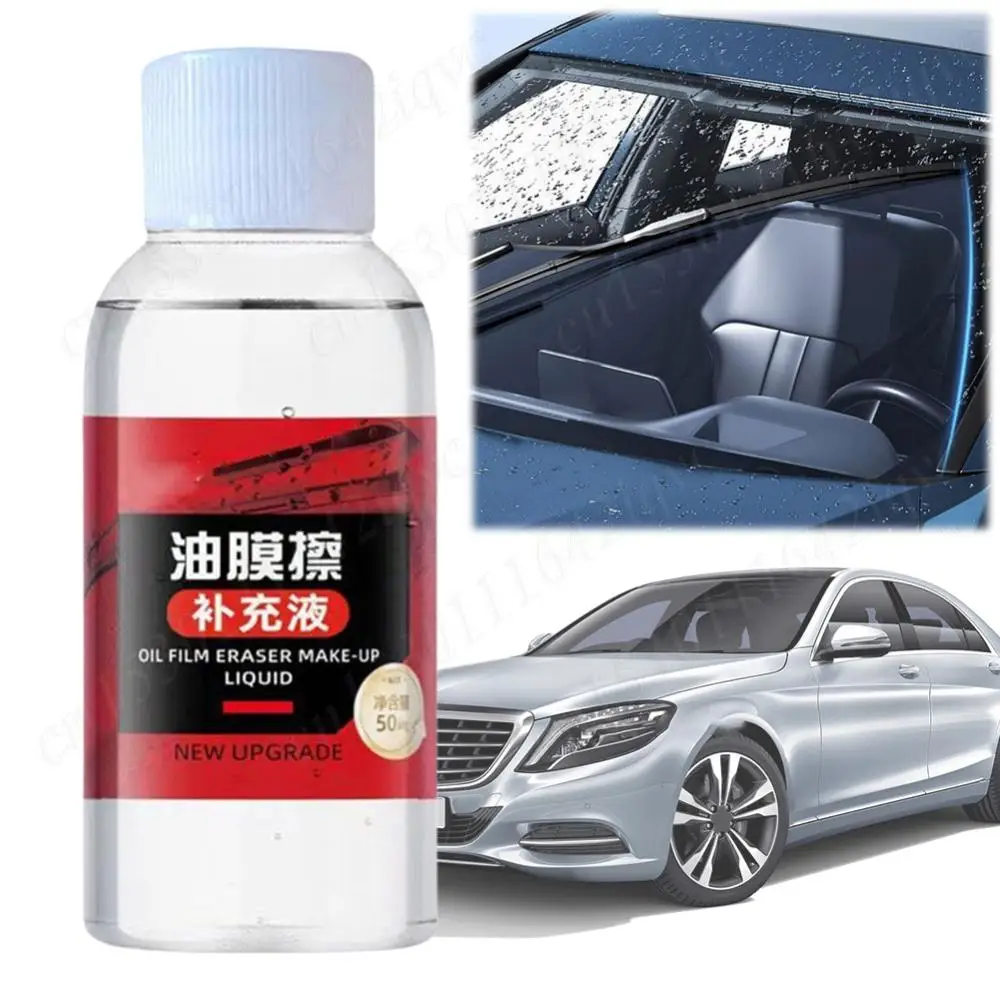 50ML Car Glass Oil Film Remover Auto Glass Film Coating Remover Windshield Oil Film Remover for Car Glass