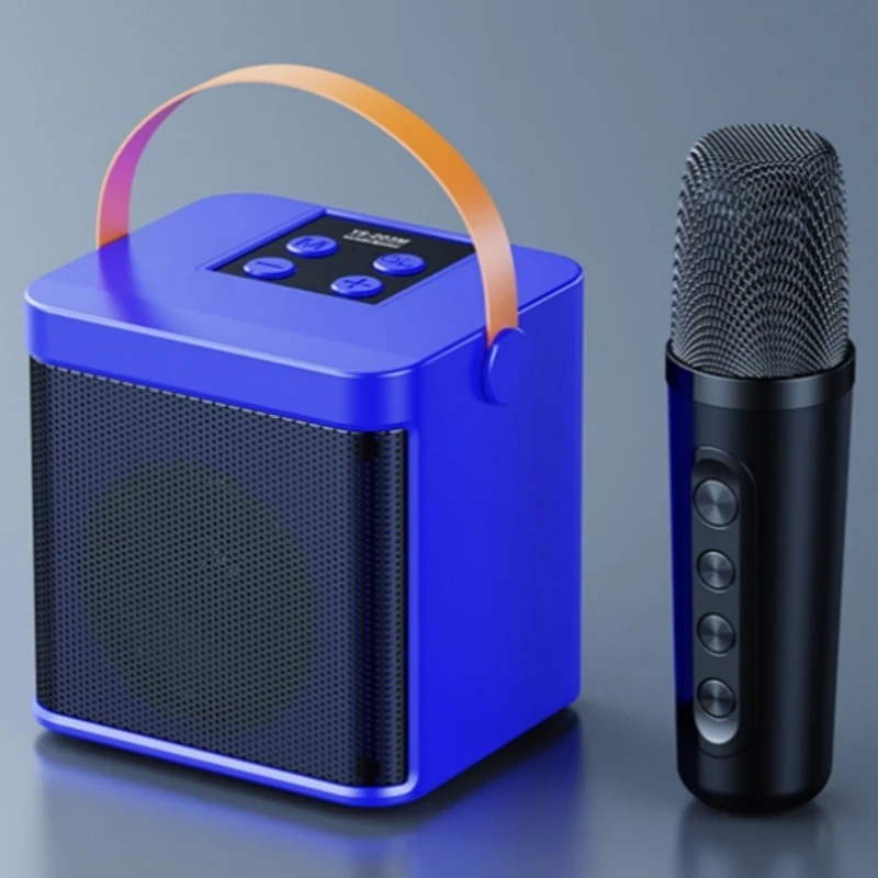 New High Quality Small Size Karaoke Player Portable Mini Wireless Bluetooth Speakers Suitable for Children's Birthday Gifts