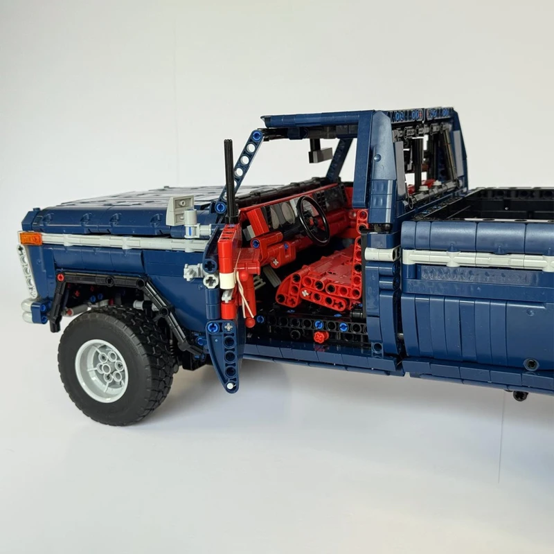 4289Pcs Ford F150 Long Bed 1977 Rwd Pickup Truck Model Building Blocks Educational Assembly Toy Gift For Car Enthusiasts Display