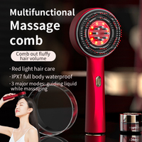 Hair care comb, scalp kneading massager, liquid guide comb, red light hair care comb, electric massage comb