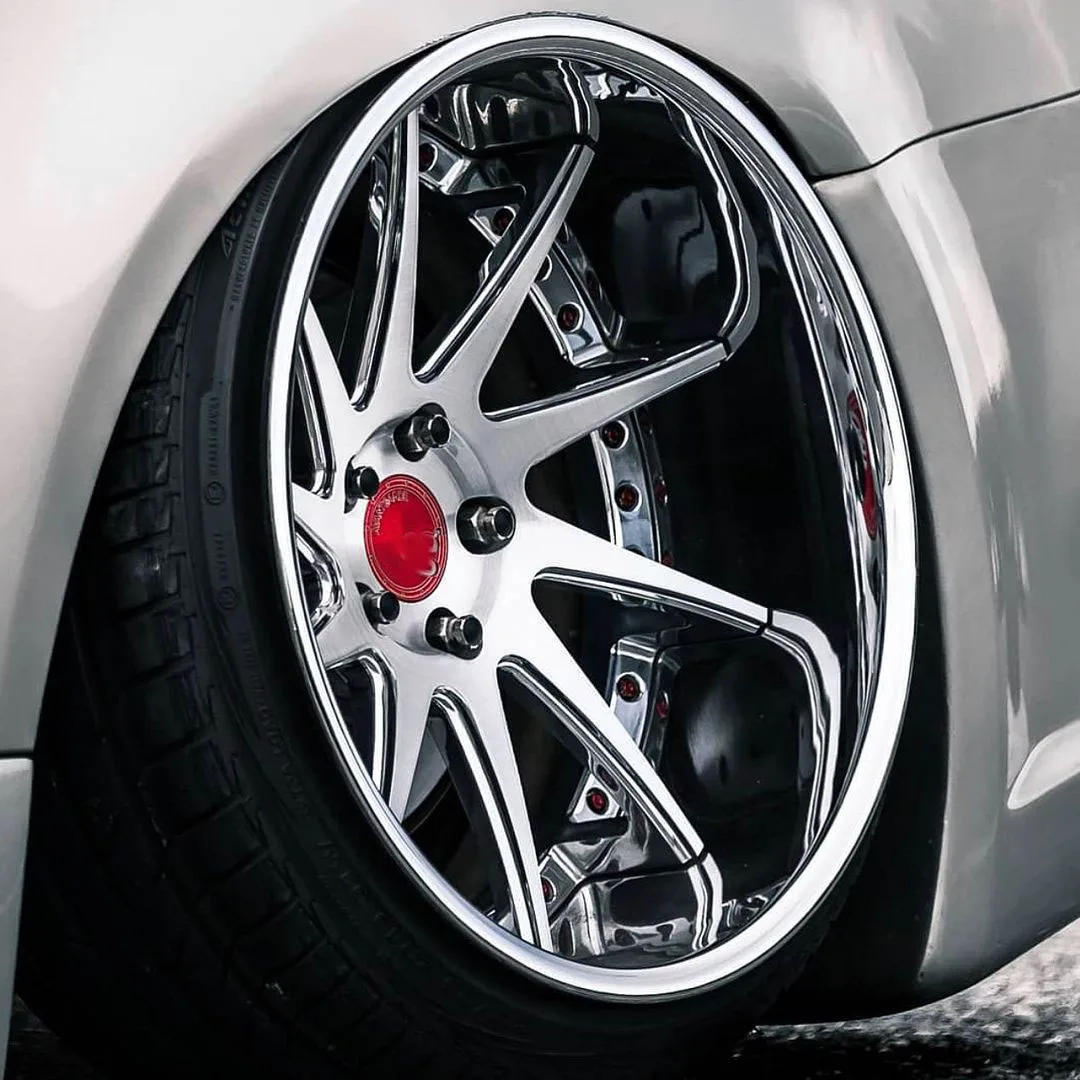 

22 Inch 2-piece Forged Wheels 5x112 5x120 5x114.3 5X130 Carbon Fiber Forged Alloy Rims Deep Concave 19 20 21