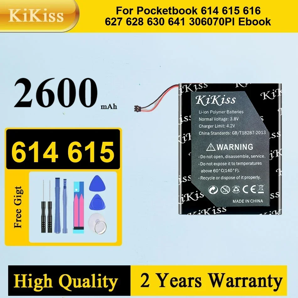 

New 306070PL 2000mAh 4G-15 4K-19 E-ink-Reader Battery for PocketBook 614 615 616 624 626 626 Pl Digma E628 R657 R659 Batteries