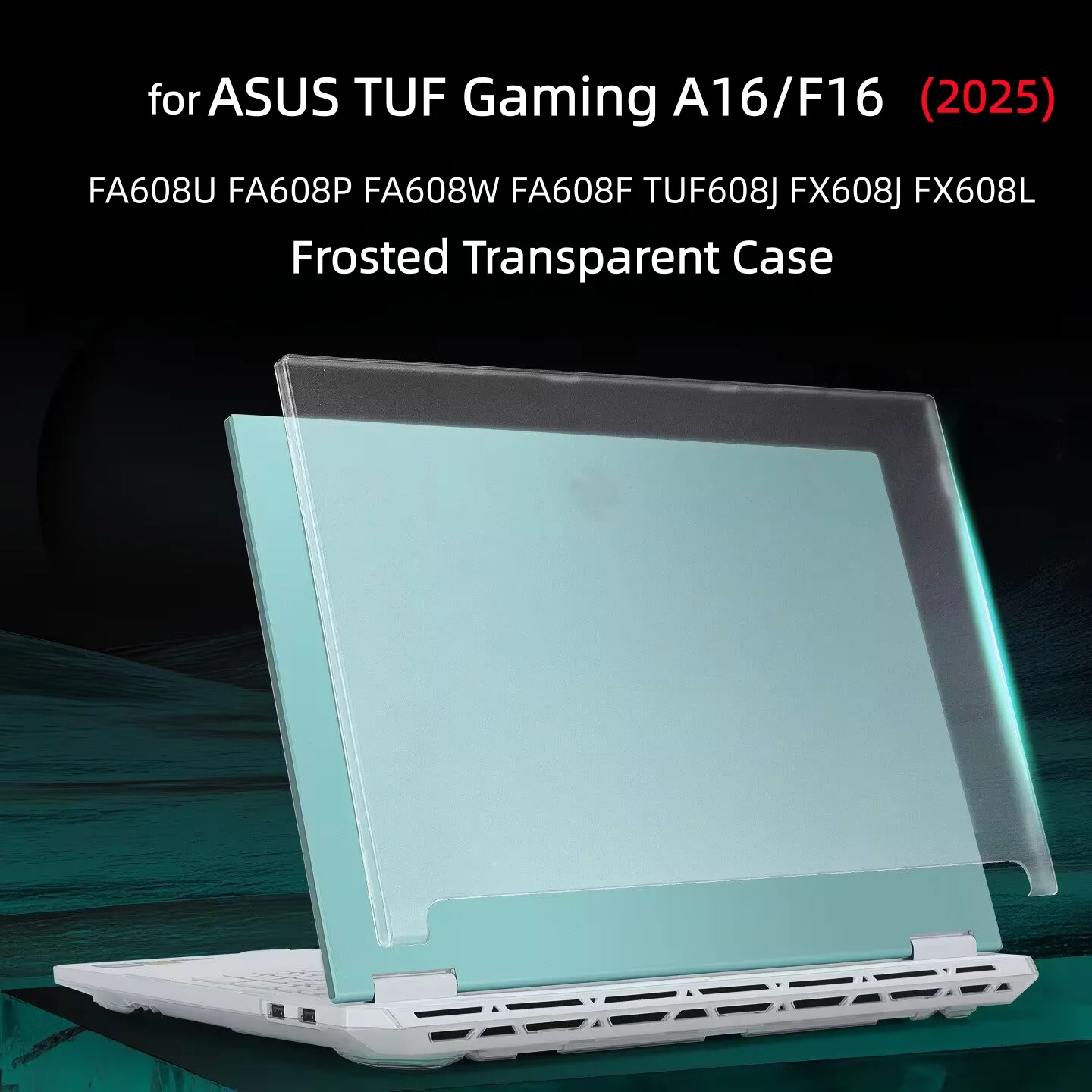 Frosted Transparent Case for 2025 ASUS TUF Gaming A16 F16 Case FA608 FX608 Anti-Scratch Hard Protect Shell for Tianxuan 6/6Pro
