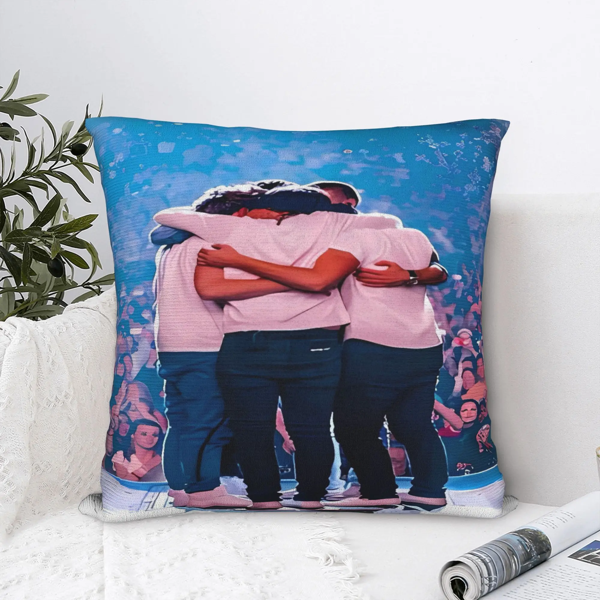 Pillow Case Ones Music and Direction Custom  Pillow Cover For Living Room Chair Retro Trendy Pillowcases