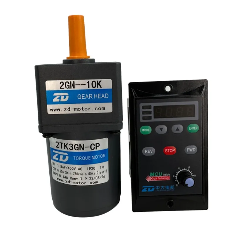 ZD medium and large AC torque motor, stalled rotation and winding motor 220V reduction tension motor 5TK40GU (40W)