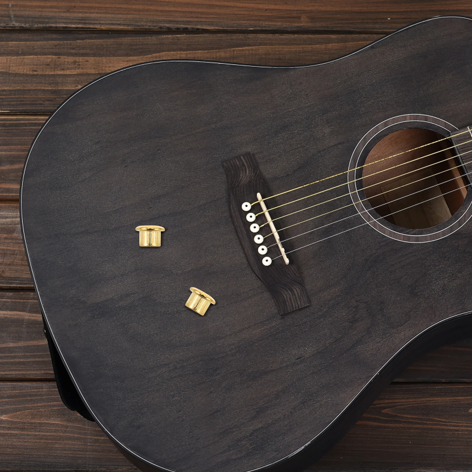 

6pcs Guitar Tuner Bushings Metal Golden Vintage Tuning Machine Ferrules For Electric Classical Guitar Repair Replacement