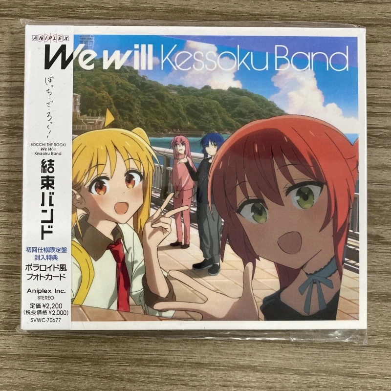 Anime BOCCHI THE ROCK Kessoku Banndo Music CD We Will & TV OST Album Muzyka Cosplay Walkman Car Soundtracks Box Collection