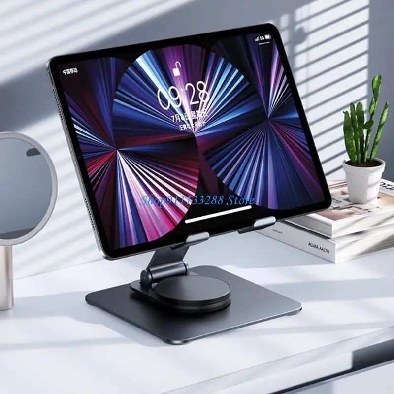 G88D Ergonomic Tablet Stand Metal Frame And Modern Acrylic Base Phone Holder For Optimal Viewing