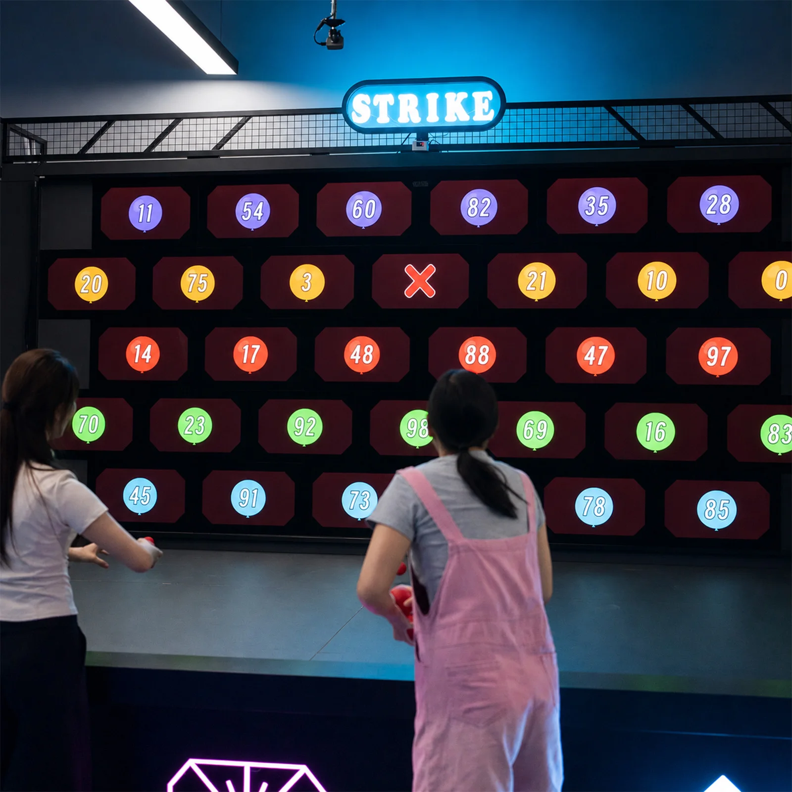 Pixfi Games LED Interactive Screen Game for Indoor Sports Goal Strike Throw, Active Game Strike & Interactive Wall Games