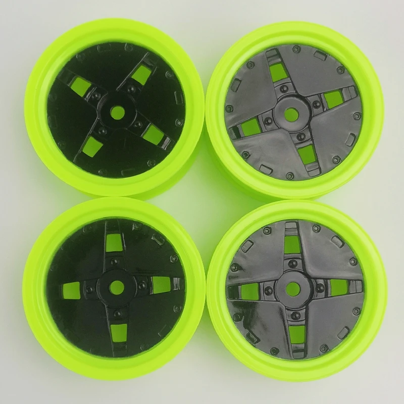 4pcs 3mm Offset RC Car 1/10 Scale Plastic Wheels Rims Drift On road Touring Model Hobby