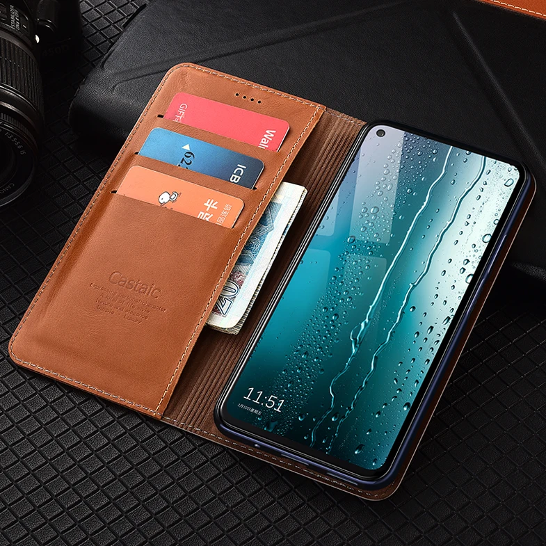 لسامسونج غالاكسي S21 S22 S23 S24 S25 حافة زائد الترا FE الشمع قطرة نمط جلد طبيعي الوجه جراب هاتف جلد البقر مقاومة للخدش #5