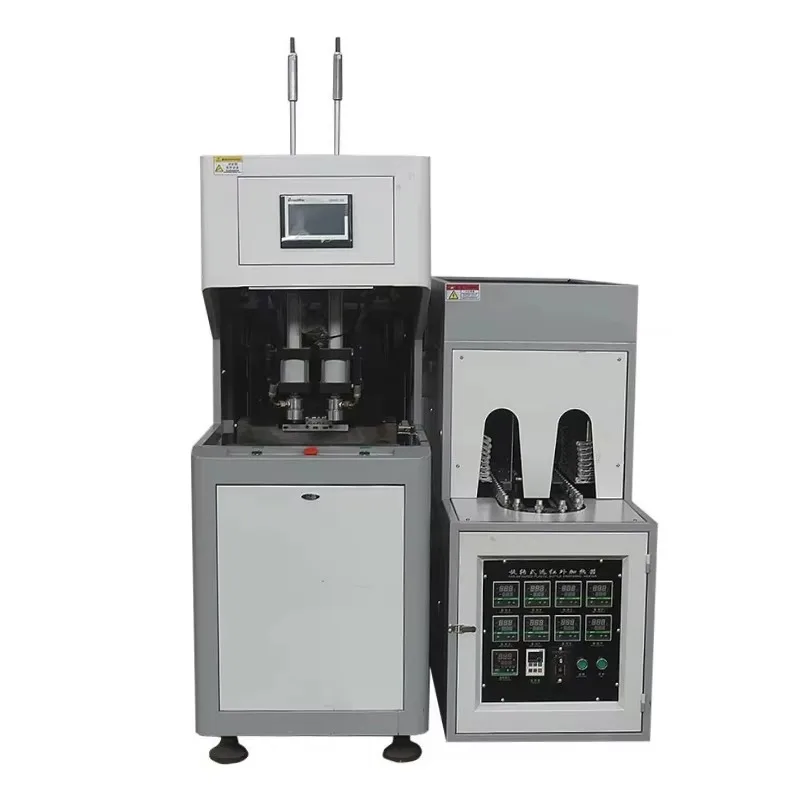 3L Semi-Automatic 2-Cavity PET Bottle Blow Molding Machine 380V 600-800BPH Low Maintenance Cost Juice Bottle PET Preform Machine