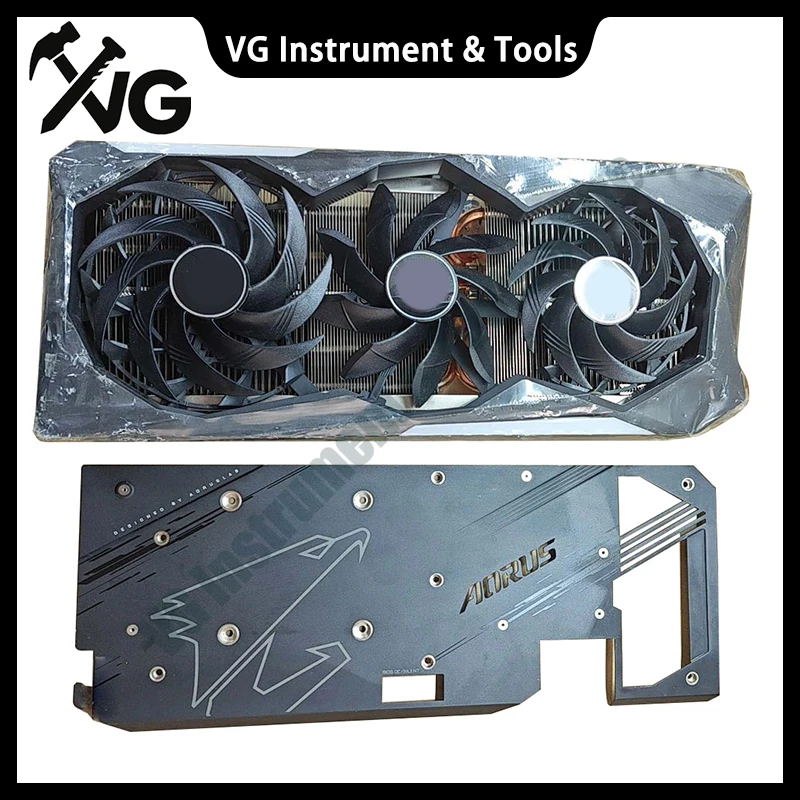 Compatible con el Ensamblaje del Enfriador Gigabyte RX6800 6900 Super OC, Espaciado: 64*64, Tres Ventiladores