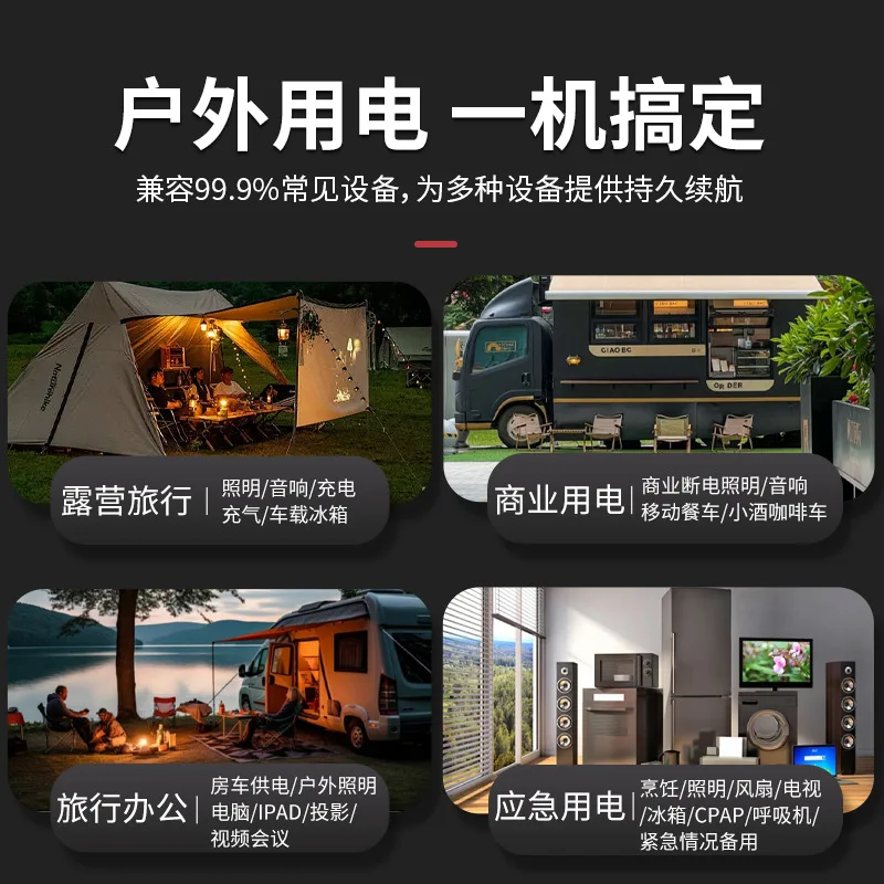 Portable Portable Small Silent Variable Frequency Generator Set 220V Household 2/3/4/5/6/7/8/9KW