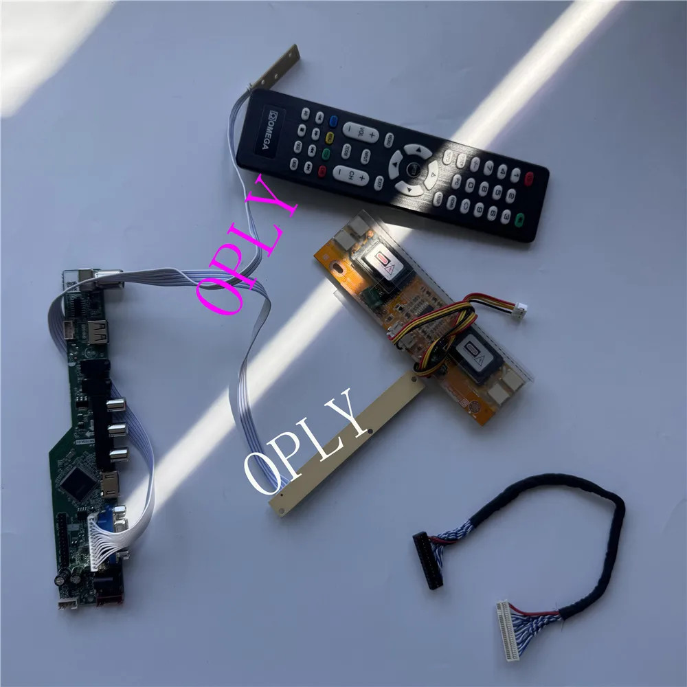 Audio Controller Board Kit for M216H1-L01/L03/L06 Screen HDMI VGA AV TV USB LVDS Panel Remote 1920x1080 30pin 4 lamps Display