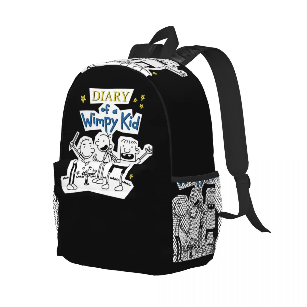 Diary Of A Wimpy Kid Group Backpack Student Boys Girls BookBag Kids School Bag Computer Shoulder Bags for Men Women
