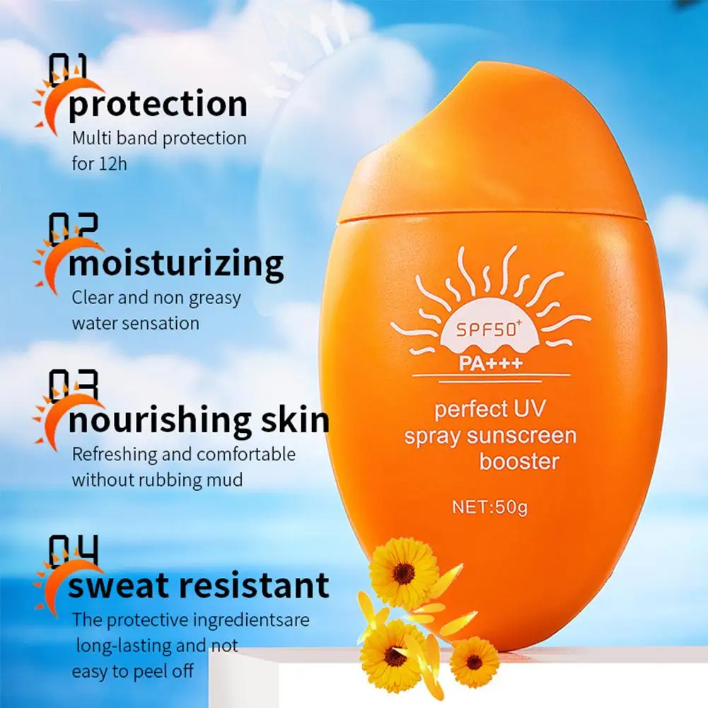 Protector Solar FPS 50 para mujer coreana, crema de protección Solar, bloqueador Solar, ligero, fino y refrescante