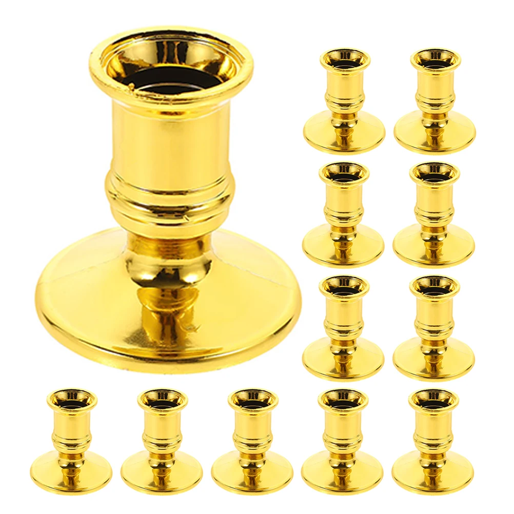 

16 Pcs Farmhouse Decor Base Centerpieces for Wedding Reception Vintage Taper Holders