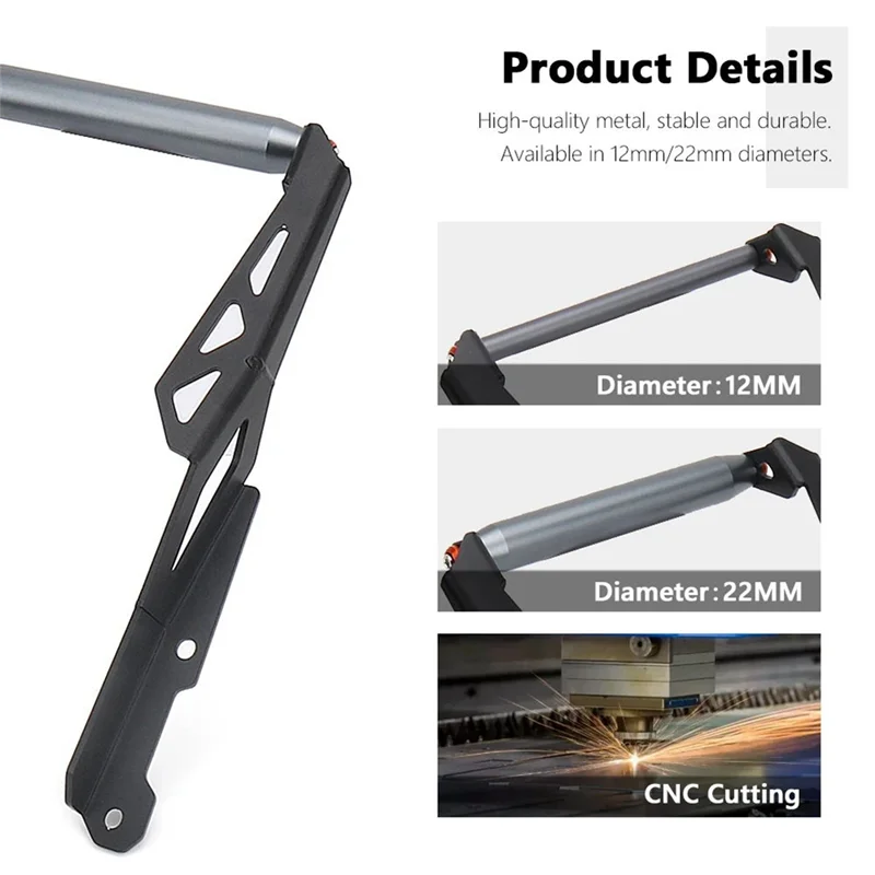 

Exclusive Motorcycle Parts Accessories Phone Holder Support GPS Navigation Bracket 22Mm For CFMOTO 800 MT 800Mt 800MT 2023