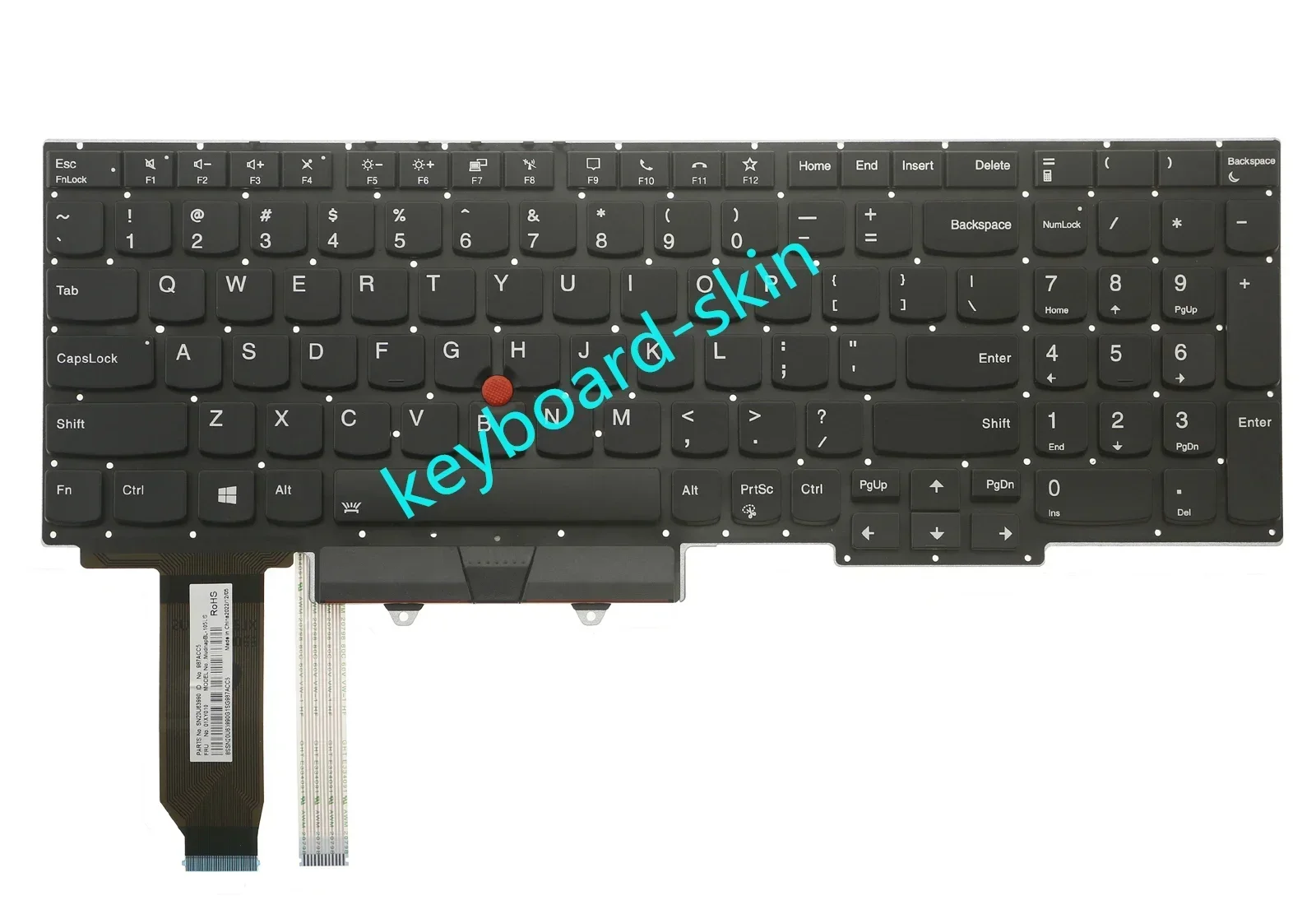 New US No-frame with-backlit Keyboard For IBM Lenovo Thinkpad E15 Gen 2,E15 Gen 3,E15 G4 series laptop