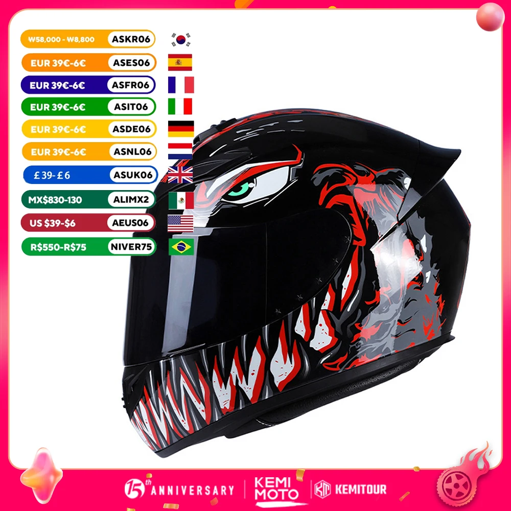 Motorcycle Helmet Racing Motocross Helmets Full Face Helmet Flip Up Moto Adult Motorbike Street Touring Riding Casco Capacete
