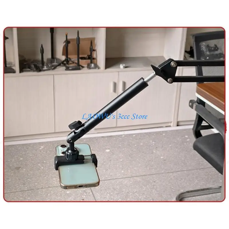 

Y8AD Adjustable Plastic Extension Rod For Microphones Stand 17mm Ball Mount Adapter